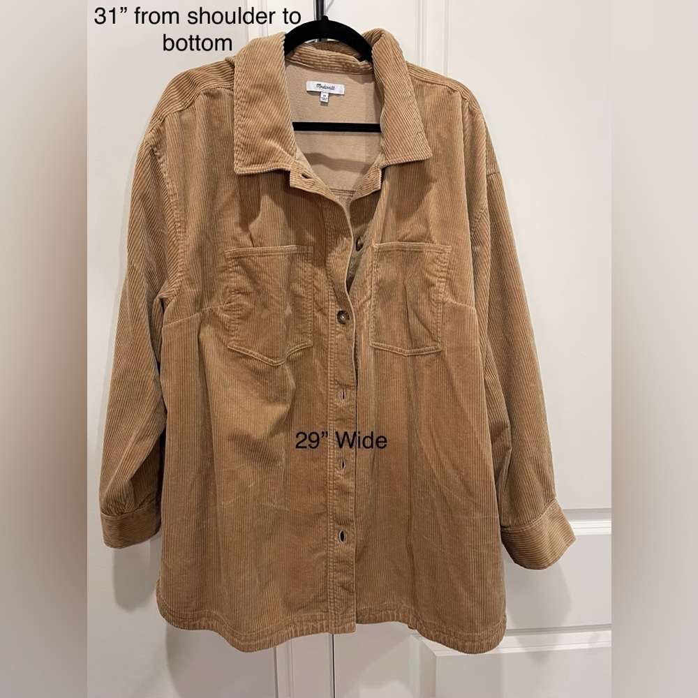 Madewell Corduroy Shacket